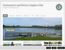 Tablet Screenshot of gormanstonanglers.com